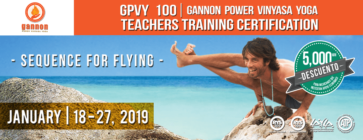 Gannon Power Vinyasa Yoga Teacher Training GPVY 100 – Flying  Sequence 2019
